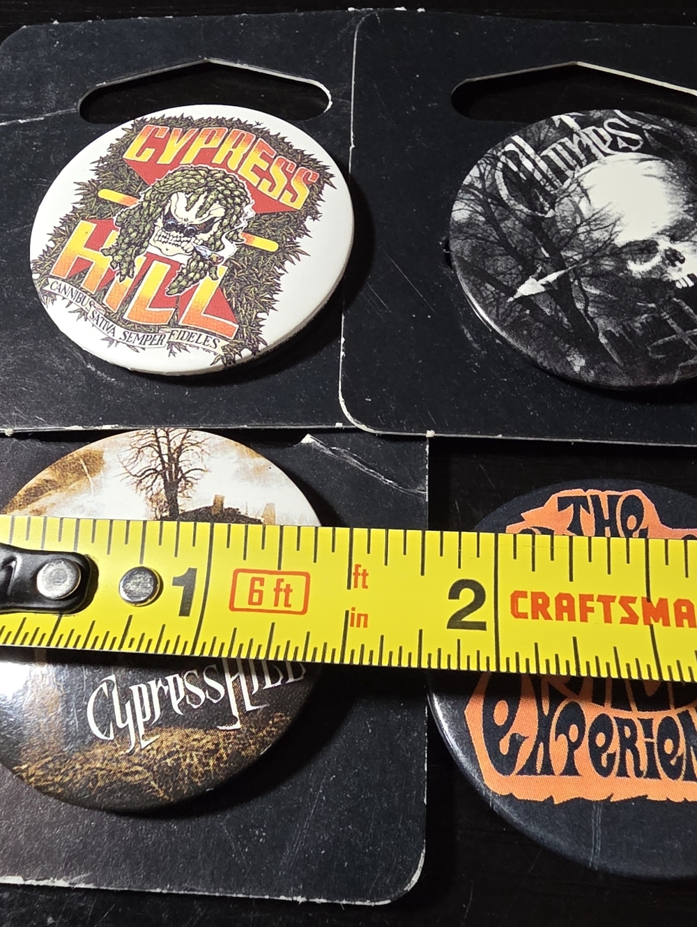 Vintage 90s Cypress Hill Buttons Pin Back Lot Hip Hop - Picture 3 of 3